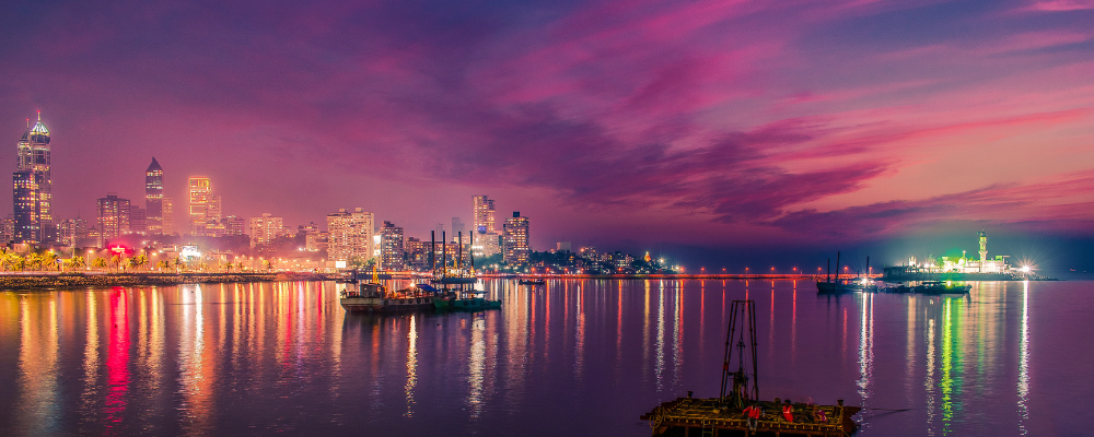 Image of city on a river